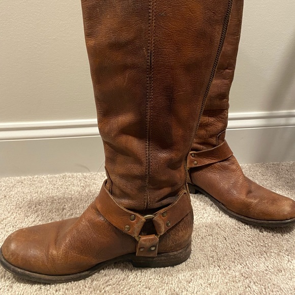 Frye Women Frye boots size 9 Veronica harness carame